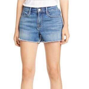 Frame Le Cutoff Cleo Tux Jean Shorts